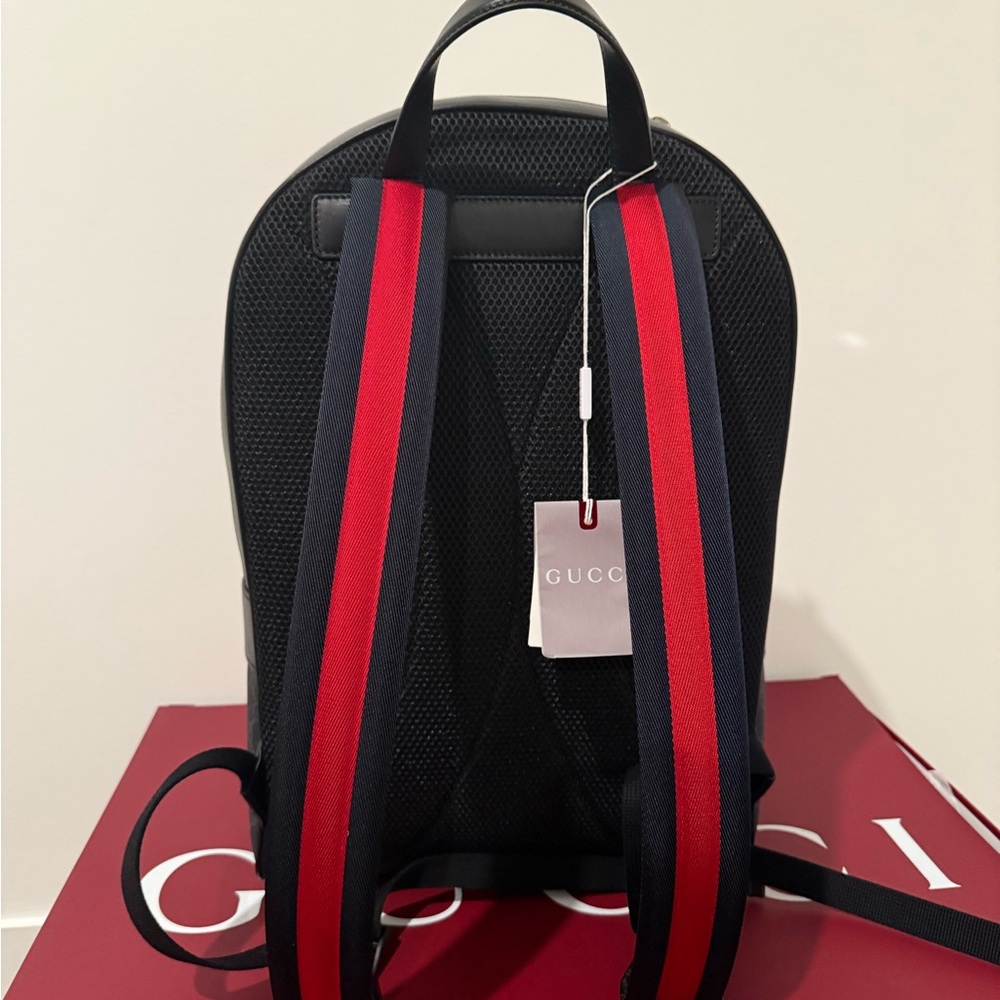Gucci Black Monogram Backpack - Picture 5 of 8